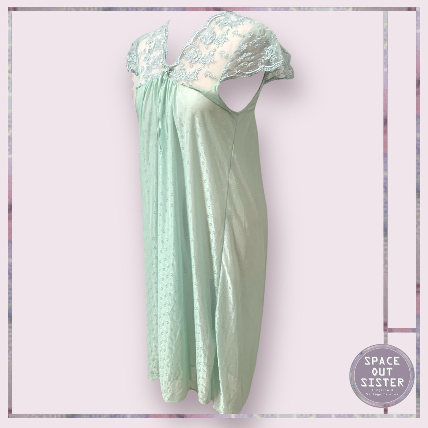 Vintage BB Lace Top Nightdress