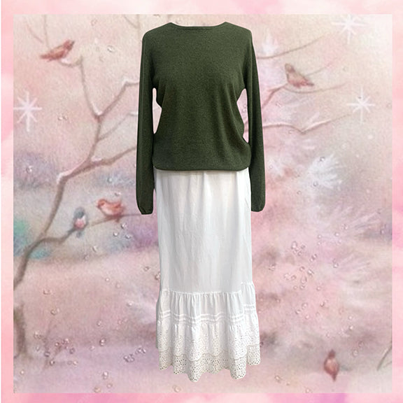 Pre-Loved Cashmere &amp; Cotton Lace