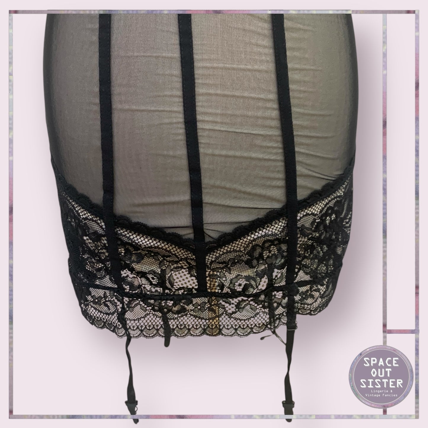 Black Sheer Lingerie Dress