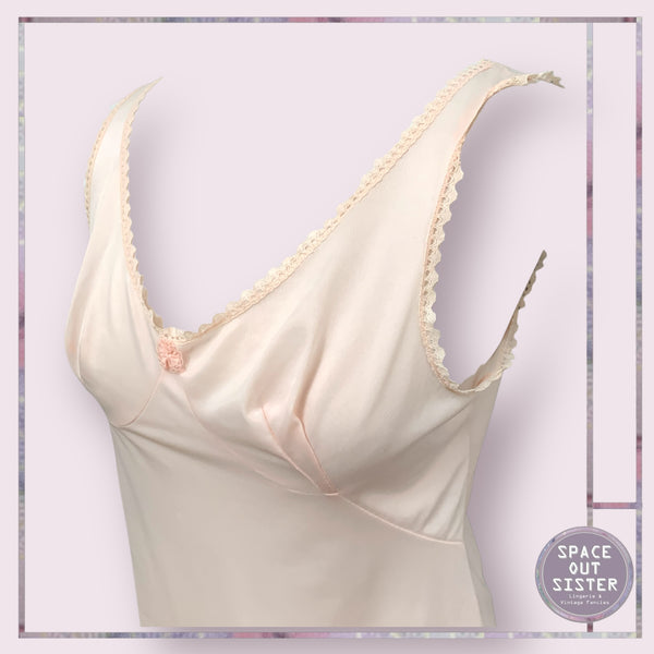 Vintage Peach Mini Slip