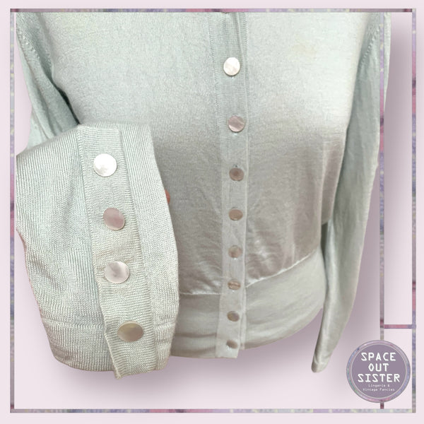 Pre-Loved Valerie Louthan Cashmere & Silk Cardigan