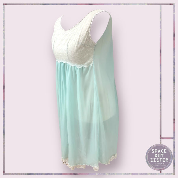 Vintage Lirabis Seafoam Nightdress