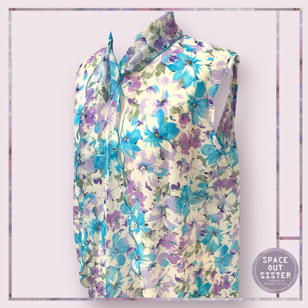 Vintage Blue & Purple Robe