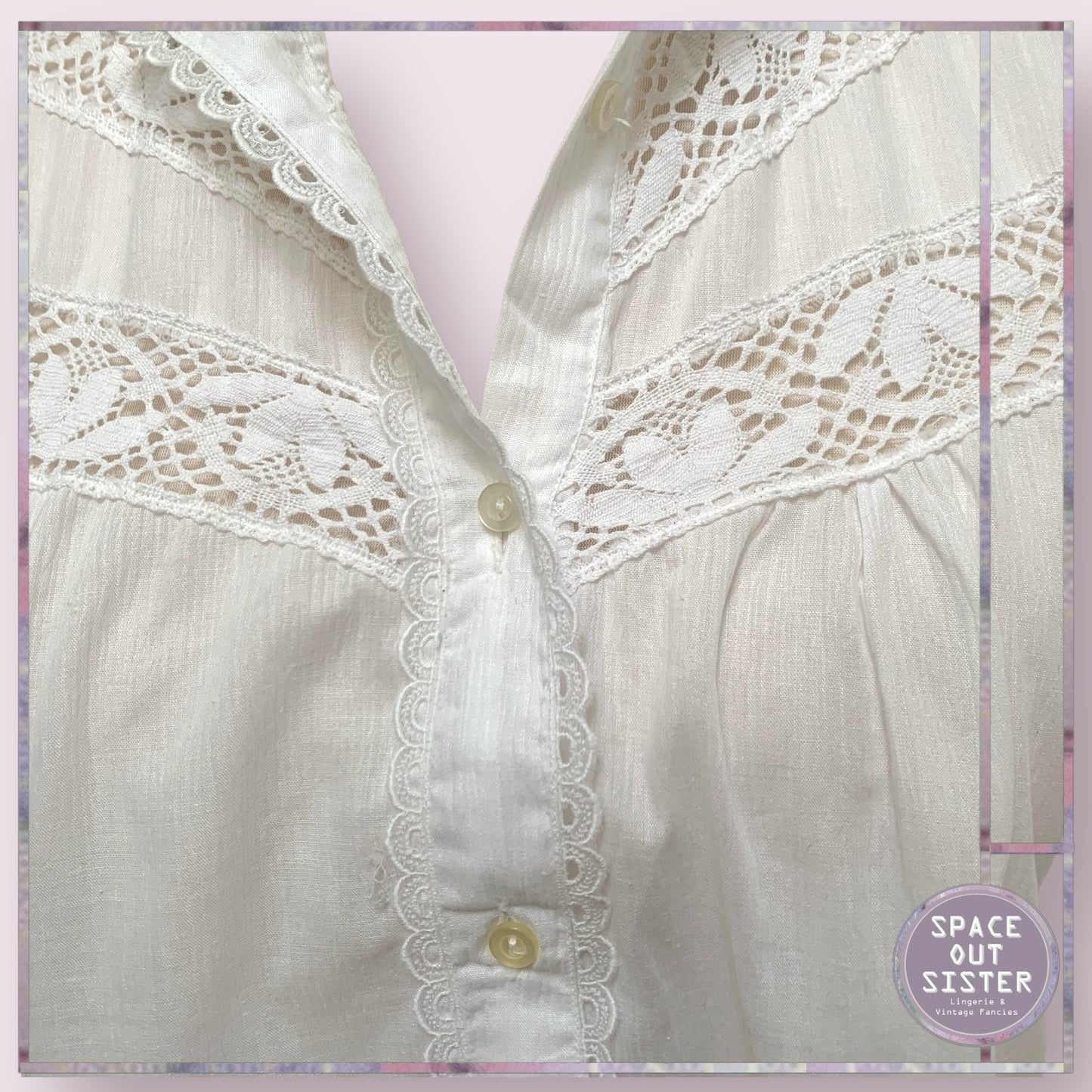 Vintage Cotton Dillar Nightdress