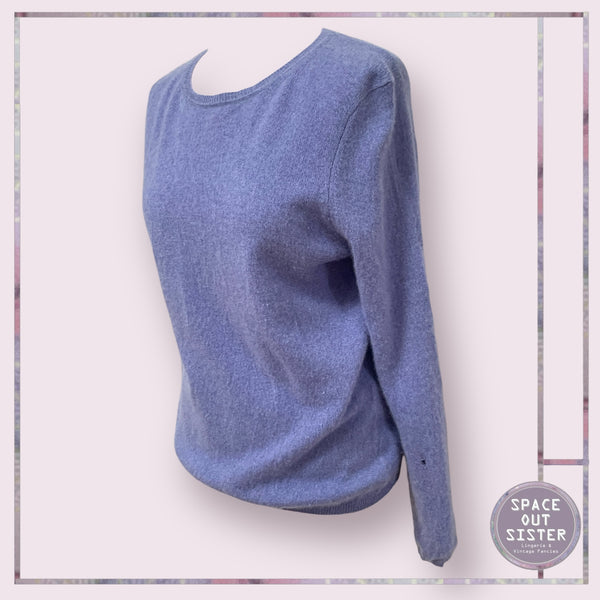 Pre-Loved Blue Charter Club Cashmere Jumper