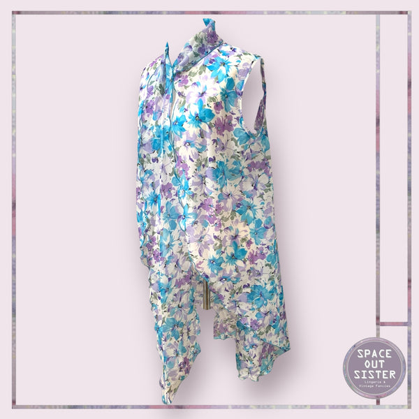 Vintage Blue & Purple Robe