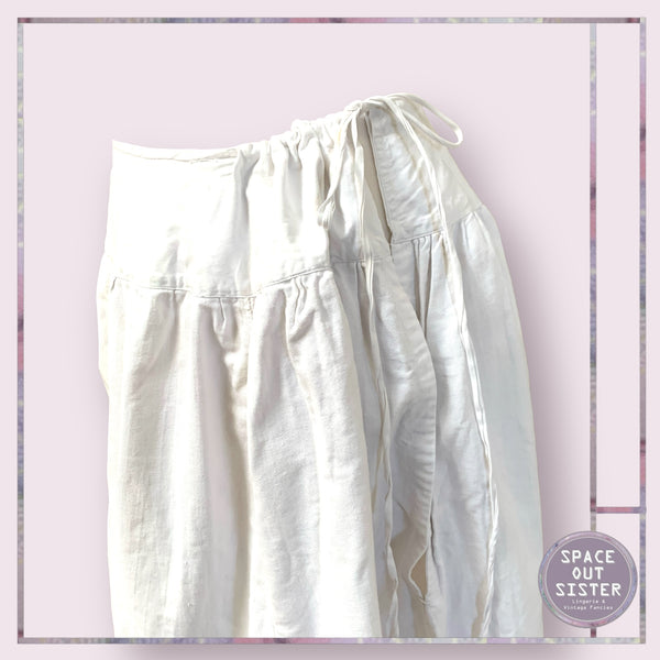 Antique Cotton Petticoat