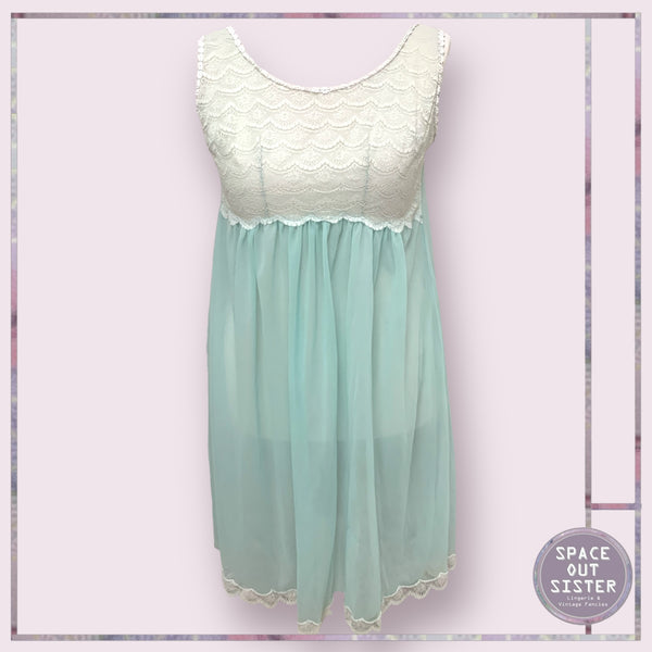 Vintage Lirabis Seafoam Nightdress