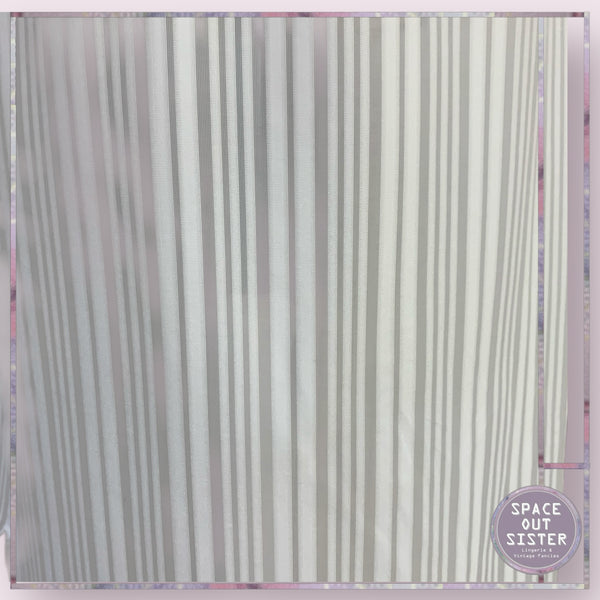 Vintage Striped Calf Length Half Slip