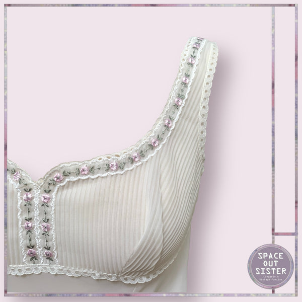 Vintage Flower Trim Slip