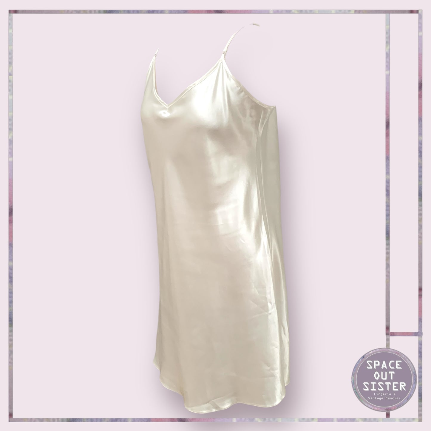 Vintage Ivory Slip Dress