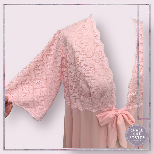 Vintage Chiffon Tie Negligee