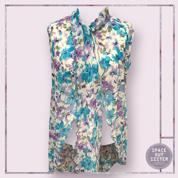 Vintage Blue & Purple Robe