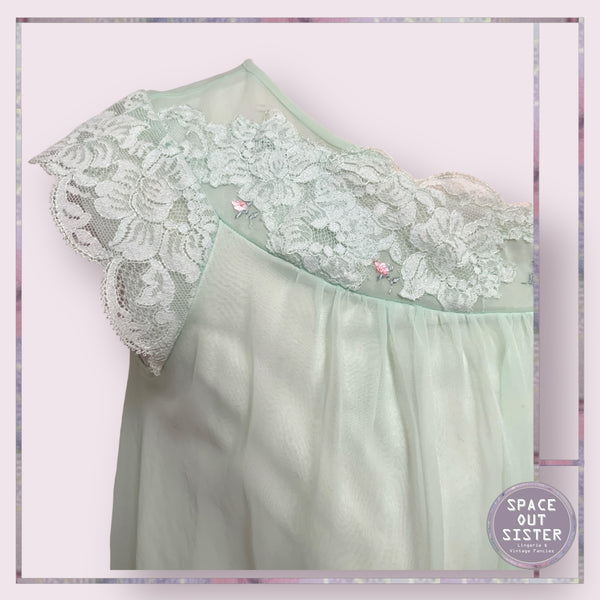 Vintage Mint Babydoll