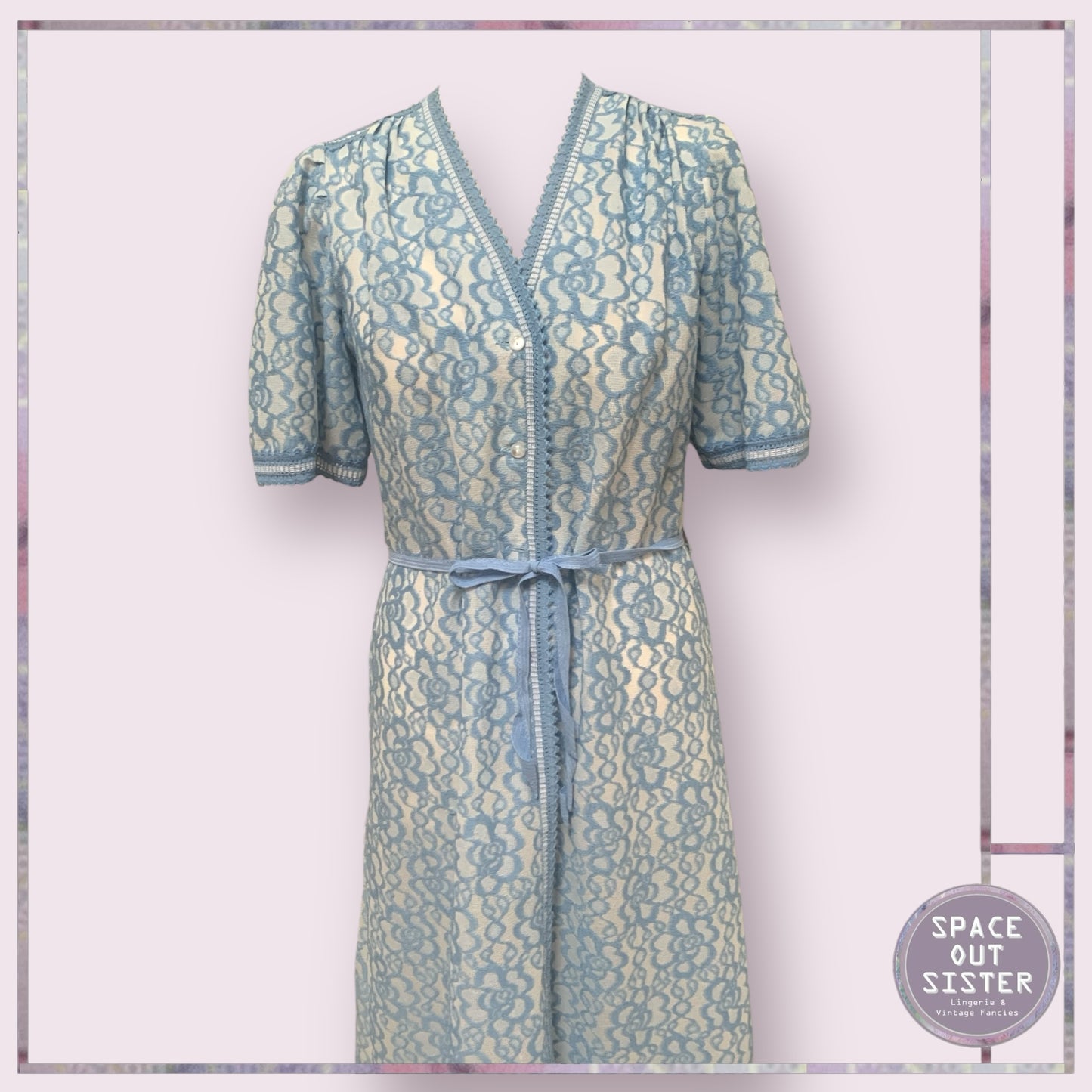 Vintage Hanro Nightdress in Blue