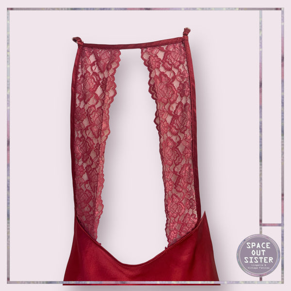 Vintage Racer Back Slip Dress