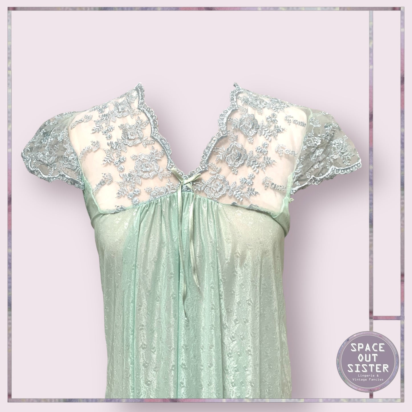 Vintage BB Lace Top Nightdress