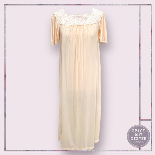 Vintage Square Neckline Nightdress
