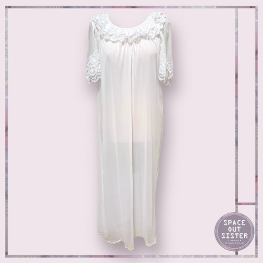 Vintage Tiered Sleeve Nightdress