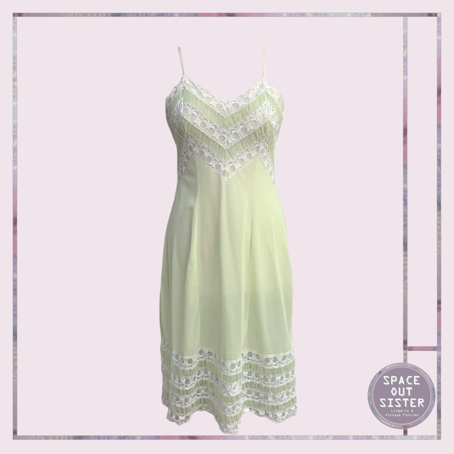 Vintage Light Lime Slip