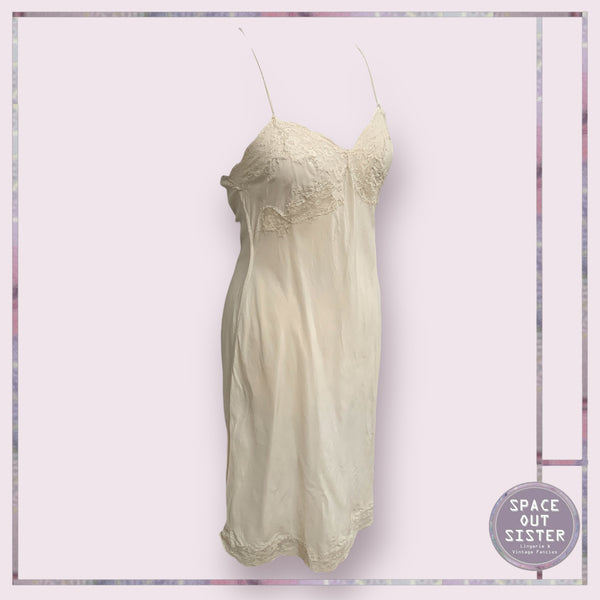 Vintage Silk Oyster Slip