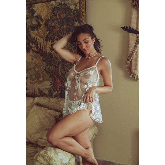 New 3-D Embroidery with Pearls G String by Kilo Brava