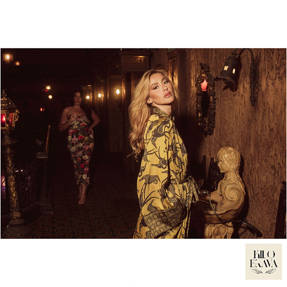 New Antique Swallows Maxi Robe by Kilo Brava