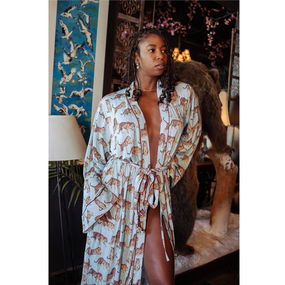New Tempting Tigers Modal Robe by Kilo Brava