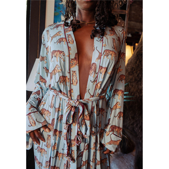 New Tempting Tigers Modal Robe by Kilo Brava