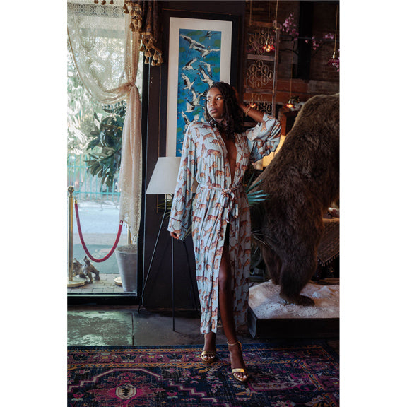 New Tempting Tigers Modal Robe by Kilo Brava