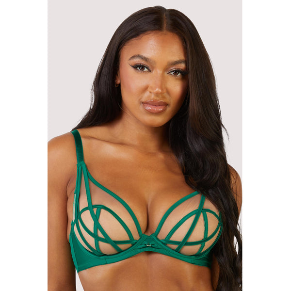 New Ramona Mesh Plunge Bra by Playful Promises