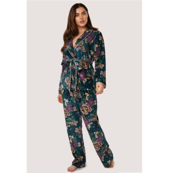 New Printed Velvet PJ Set