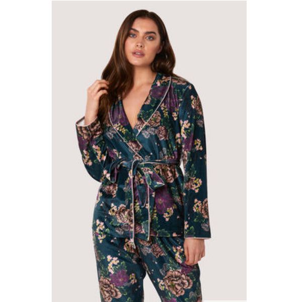 New Printed Velvet PJ Set