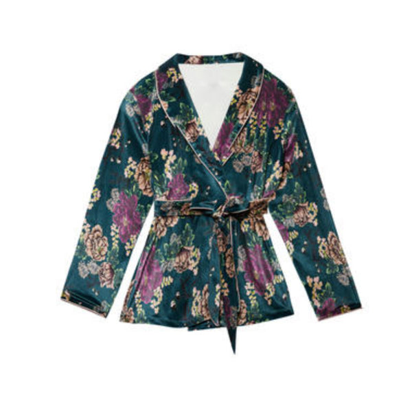 New Printed Velvet PJ Set