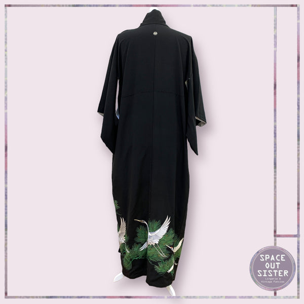Vintage Crane Kimono